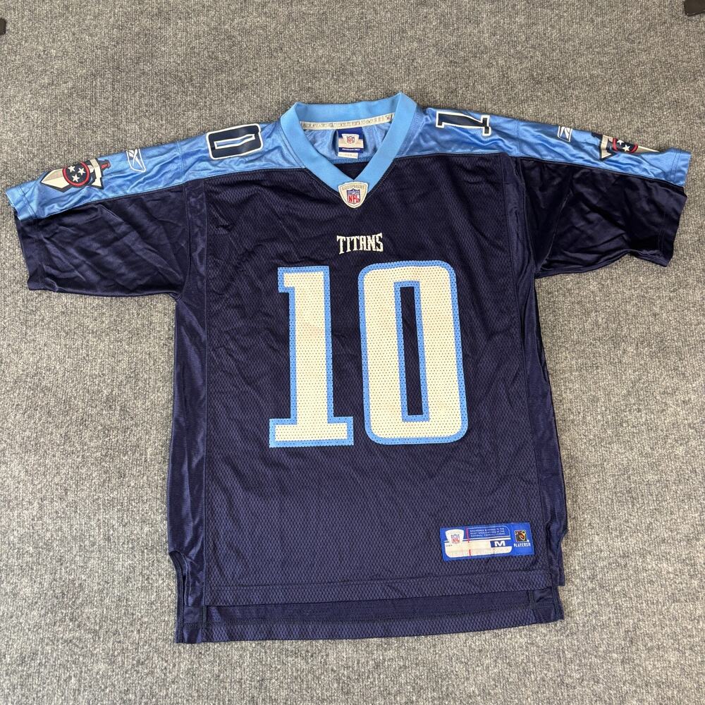 Tennessee Titans Jersey Vince Young Size Medium Reebok WRITING ON BACK